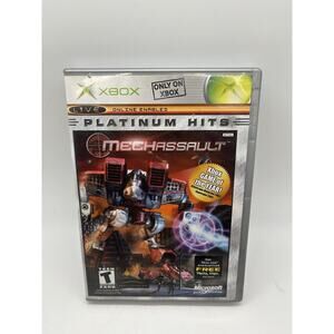 MechAssault (Original Xbox) Platinum Hits CIB COMPLETE & TESTED
